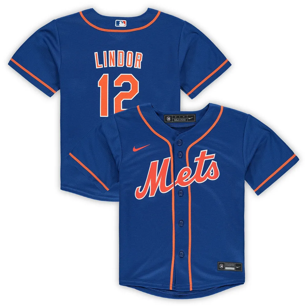 Tout-petit Nike Francisco Lindor Royal New York Mets Alternate Replica Player Jersey