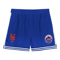 Ensemble t-shirt et short de frappeur champ intérieur orange/bleu marine pour tout-petit des Mets New York