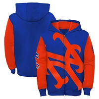 Toddler Royal New York Mets Postcard Full-Zip Hoodie