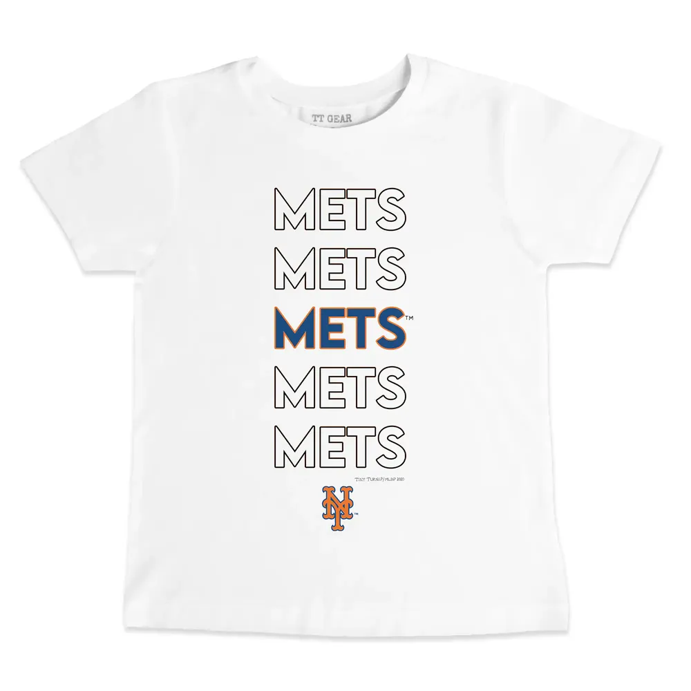 Lids New York Mets Tiny Turnip Youth Popcorn T-Shirt - White