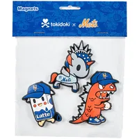 tokidoki New York Mets 3D 3-Pack PVC Magnet Set