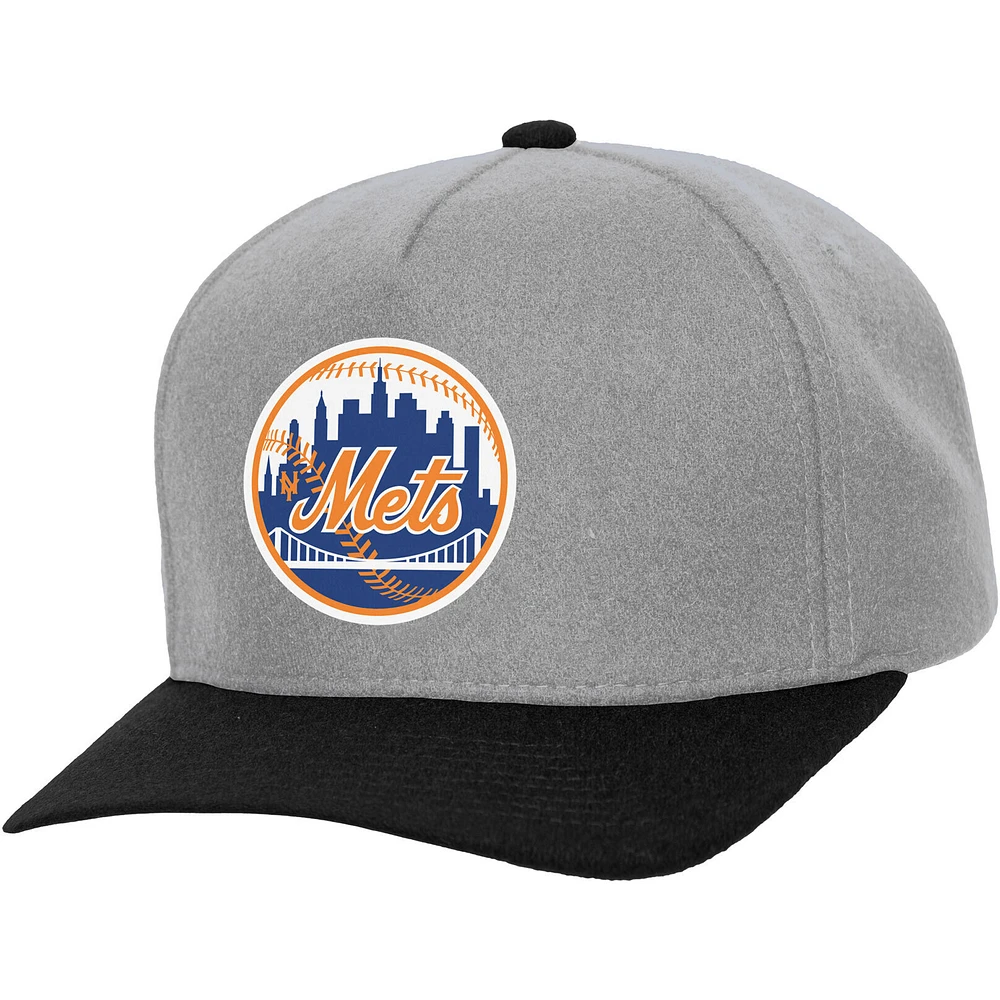 Casquette à pression Pro Crown des Mets MLB Mnc Basic Coop V100492, chapeau HP14806-NYMGREY #30