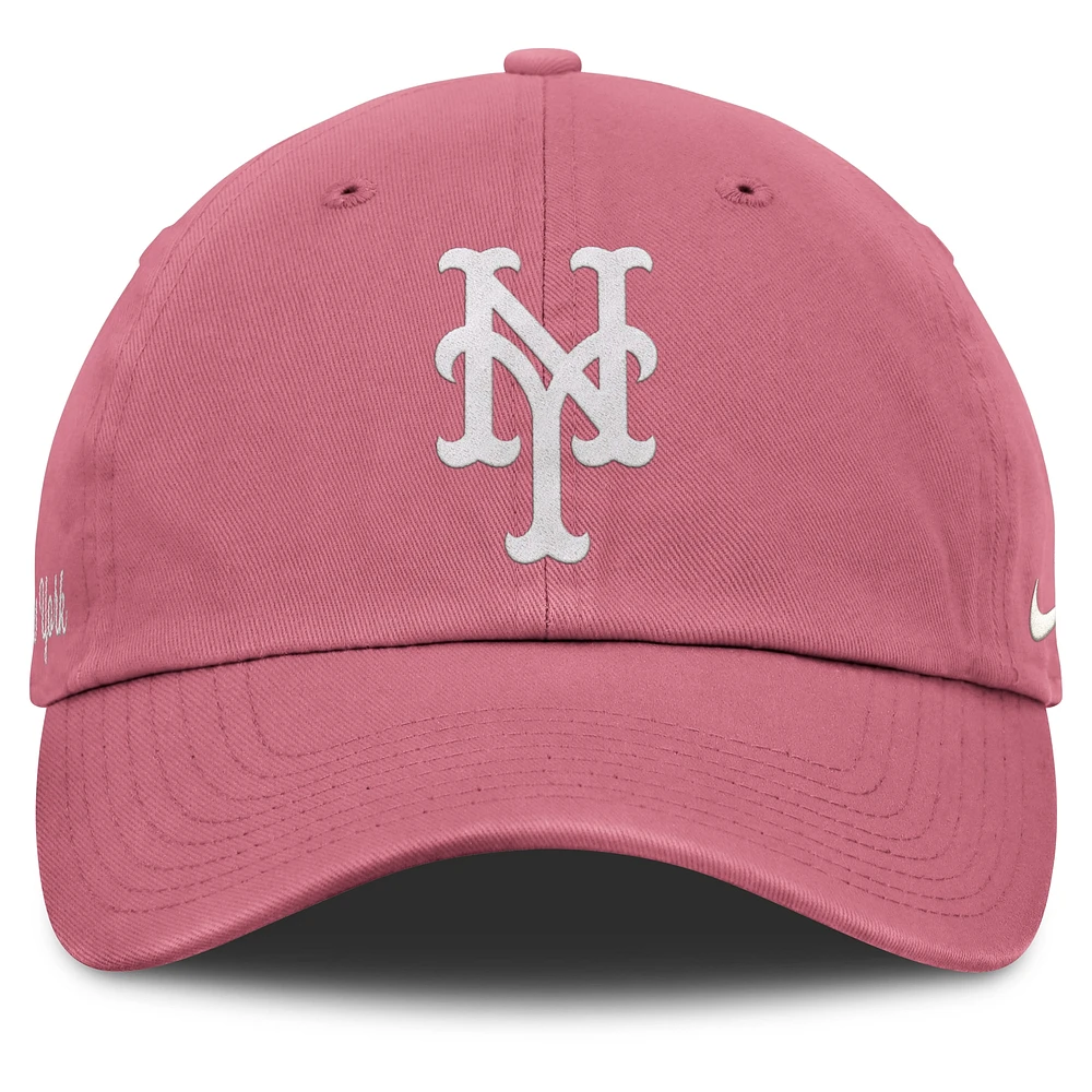 Unisex Nike Pink New York Mets Club Adjustable Hat