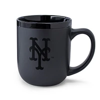 Mets de New York WinCraft 17 oz. Tasse noire ton sur ton
