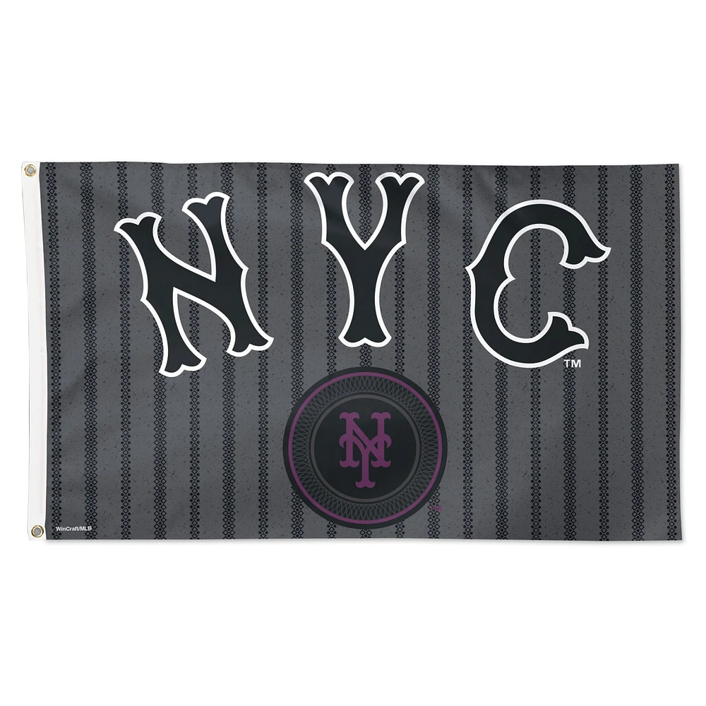 WinCraft New York Mets 2024 City Connect Drapeau de luxe unilatéral 3' x 5'