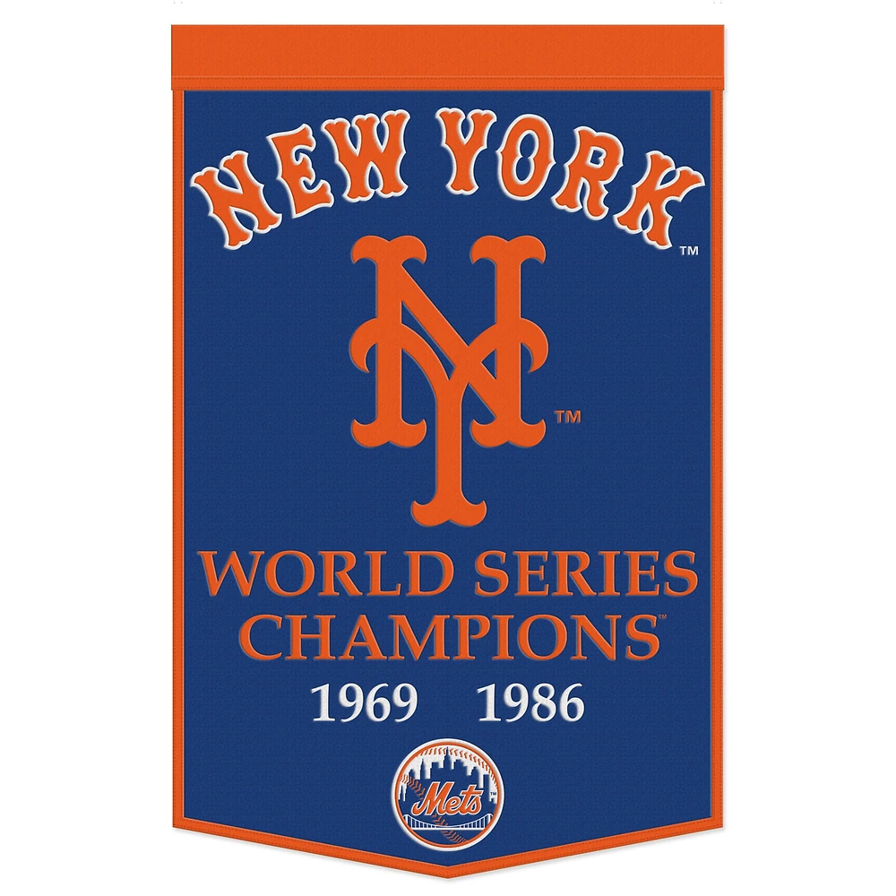 WinCraft New York Mets 24" x 38" Championship Banner