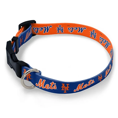 WinCraft New York Mets Collier réglable pour animal de compagnie, taille moyenne