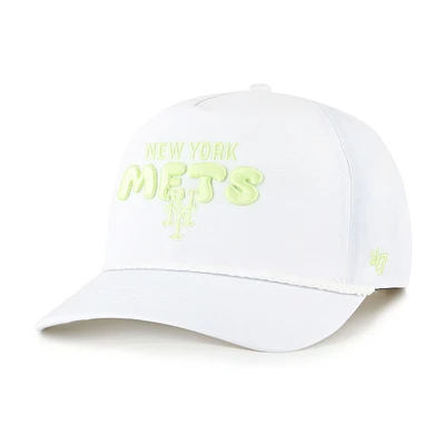 Women's '47  White New York Mets Bright Side Adjustable Hitch Hat