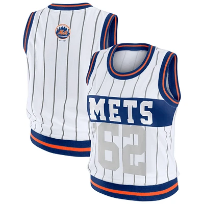 Women's WEAR by Erin Andrews  White New York Mets Sporty Tank Top