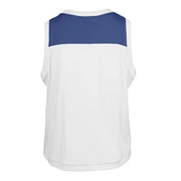 Women's '47 White New York Mets Premier Zoey Waist Length Tank Top