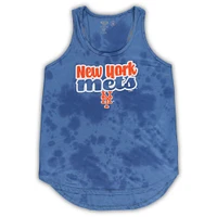 Women's Concepts Sport Royal New York Mets Plus Cloud Tank Top & Shorts Sleep Set