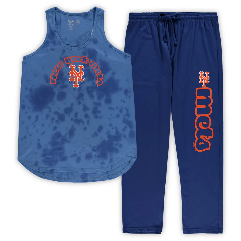 Lids New York Mets Concepts Sport Women's Plus Jersey Tank Top & Pants  Sleep Set - Royal