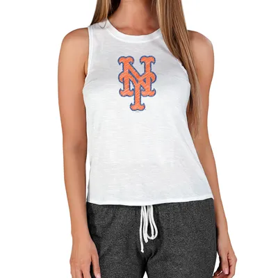 Lids Texas Rangers Concepts Sport Women's Gable Knit Tank - White