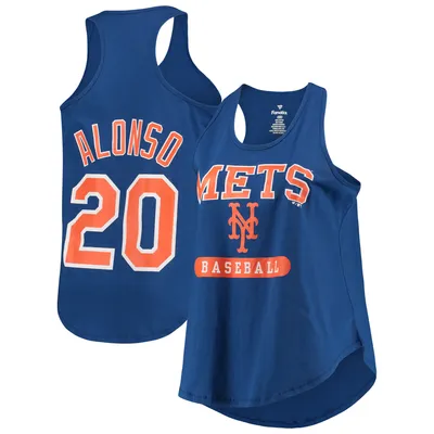 Pete Alonso New York Mets Fanatics Branded Women's Plus Name & Number Tank Top - Royal