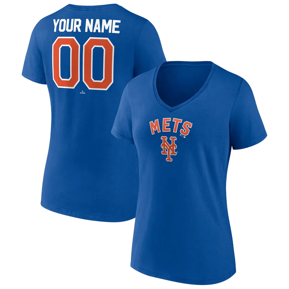 Fanatics Branded Women's Fanatics Branded Royal New York Mets Personalized  Winning Streak Name & Number V-Neck - T-Shirt