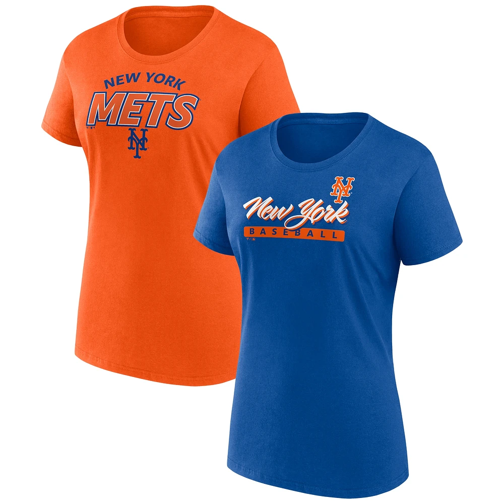 Women's Fanatics New York Mets Risk T-Shirt Combo Pack