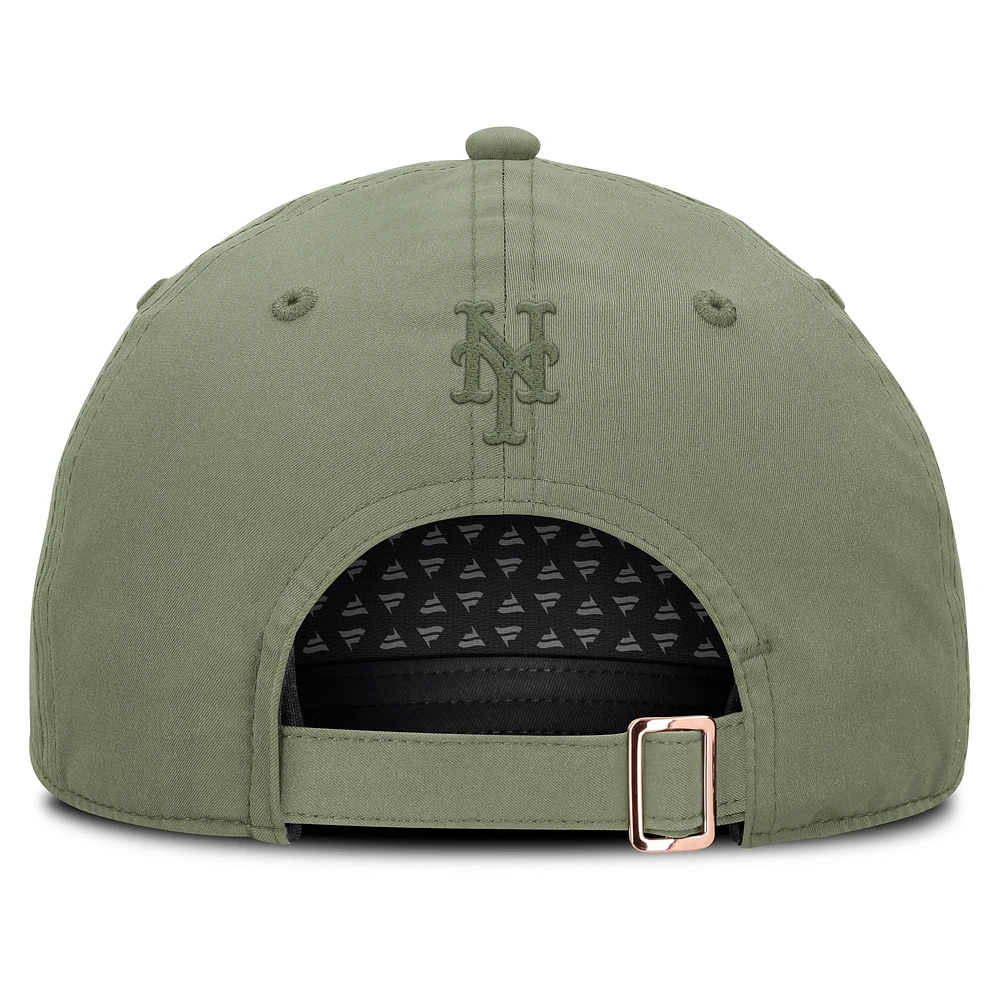 Women's Fanatics Olive New York Mets Afterhours Adjustable Hat