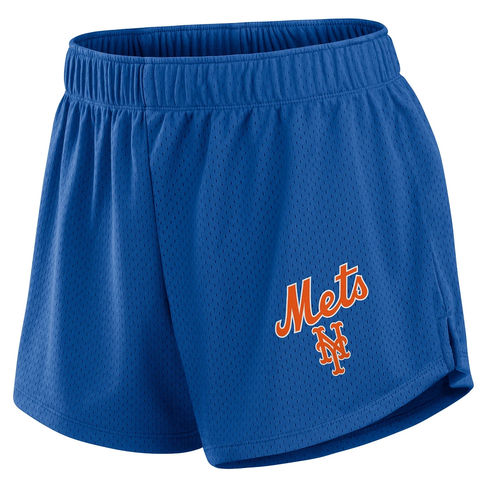 Short en maille Fanatics Royal New York Mets pour femmes