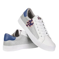 Women's FOCO New York Mets Glitter Sneakers