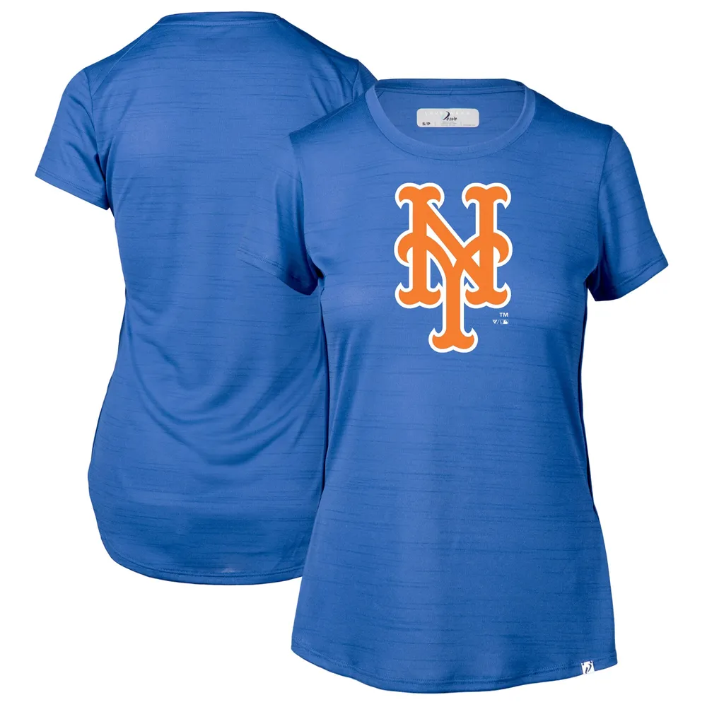 Lids New York Mets Levelwear Women's Core Logo Lux T-Shirt - Royal