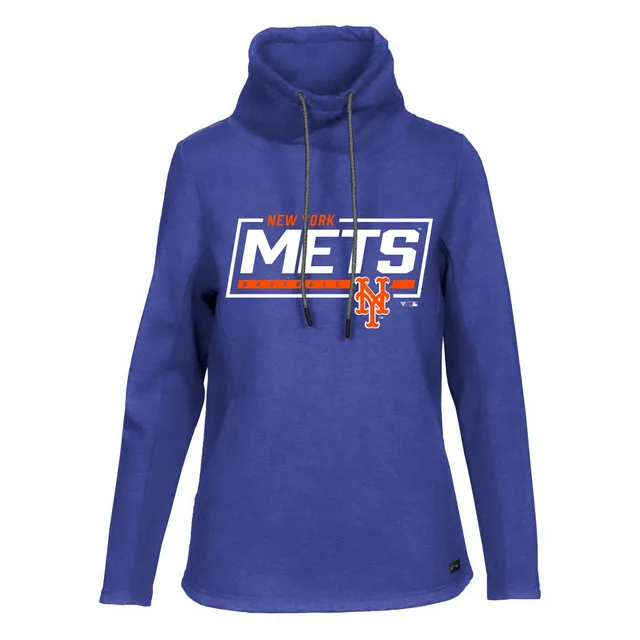 Lids New York Mets Mitchell & Ness Colorblocked Fleece Pullover