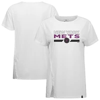 T-shirt blanc pour femme Levelwear City Connect Influx No Hitter des Mets de New York
