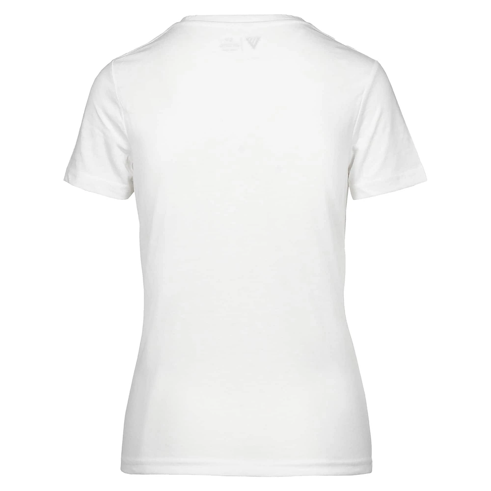 Women's Levelwear White New York Mets St. Patrick's Day Maddox Plaid T-Shirt