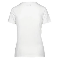 Women's Levelwear White New York Mets St. Patrick's Day Maddox Plaid T-Shirt