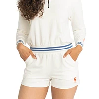 Short Maeg Tri-Blend Pocket New York Mets Lusso White pour femme