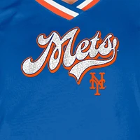 Women's New Era Royal York Mets Gameday Raglan V-Neck T-Shirt