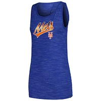 Women's New Era Royal York Mets Space-Dye Active Tank Top