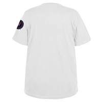 T-shirt New Era blanc grande taille York Mets 2024 City Connect pour femme