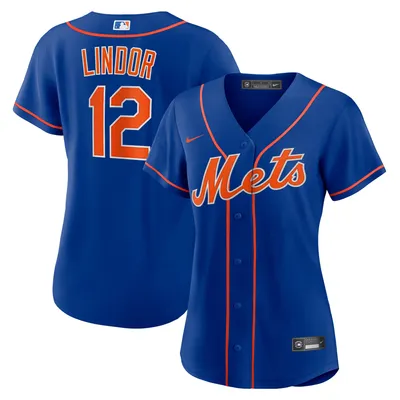 Men's New York Mets Francisco Lindor Nike White Home Authentic Player Jersey