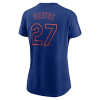 T-shirt Nike Mark Vientos Royal New York Mets Fuse avec nom et numéro pour femme