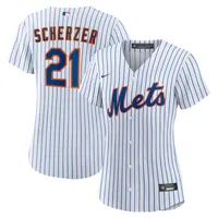 Women's Nike Justin Verlander White/Royal New York Mets Home Replica Player Jersey