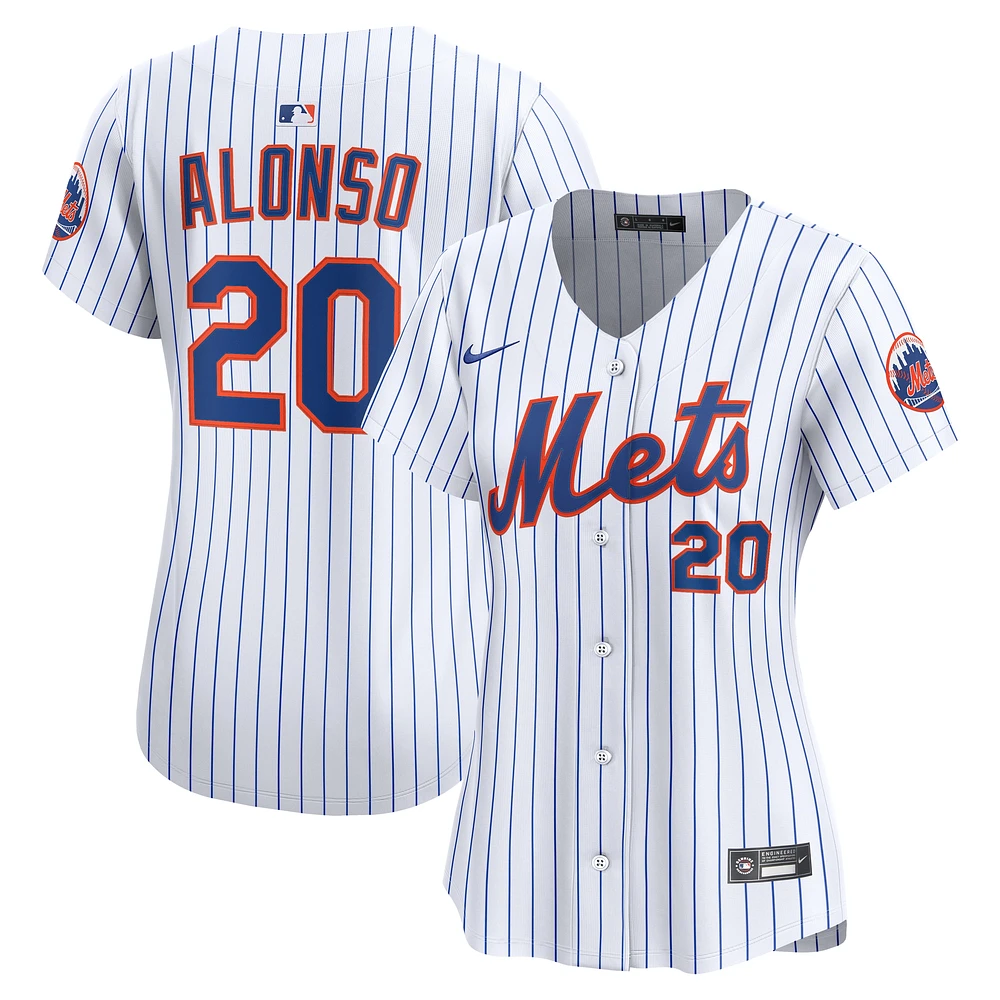 Women's Nike Pete Alonso White New York Mets Home Limited Jersey
