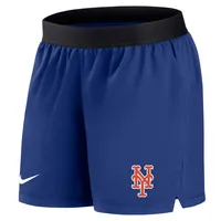 Short Nike Royal New York Mets Authentic Collection Team Performance pour Femme