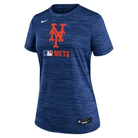 Women's Nike  Royal New York Mets Authentic Collection Velocity Performance T-Shirt