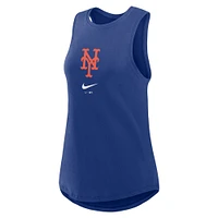 Débardeur tendance à col montant Nike Royal New York Mets Legacy Icon pour femme