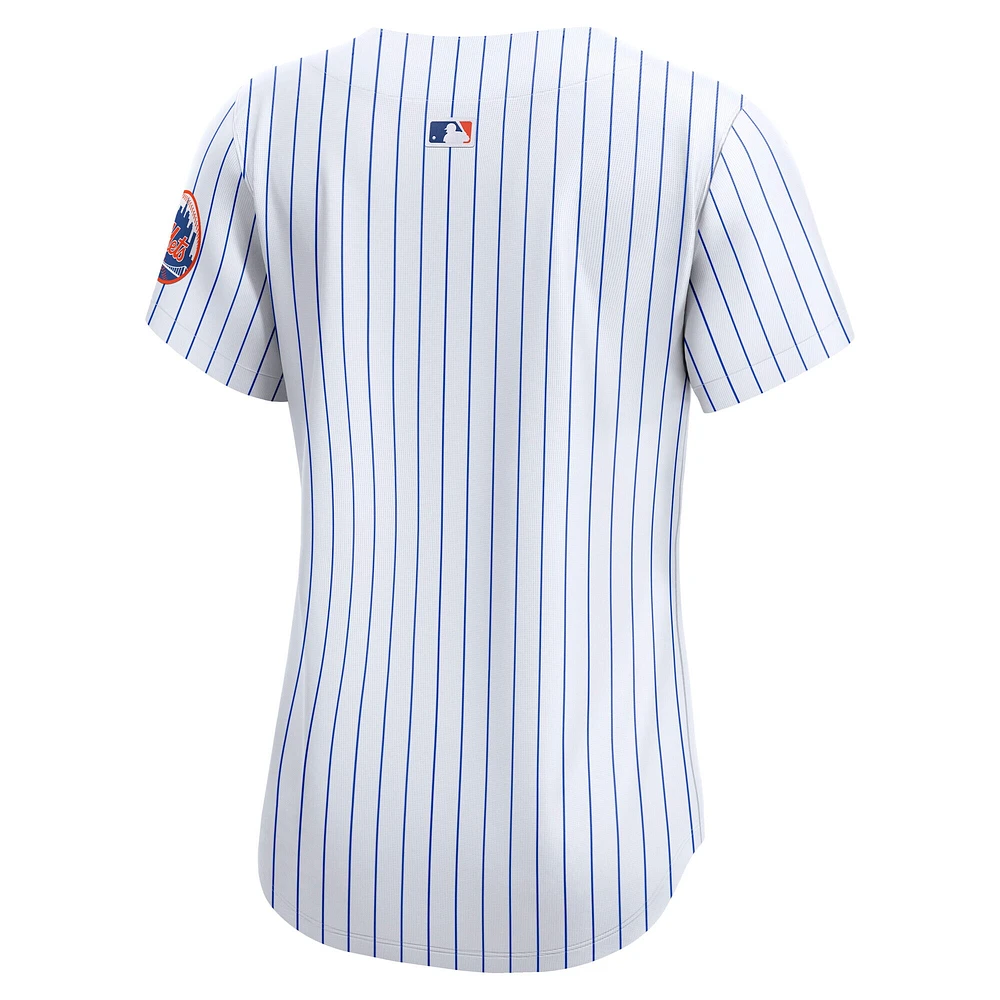 Maillot Nike New York Mets Domicile Limité Blanc pour Femme