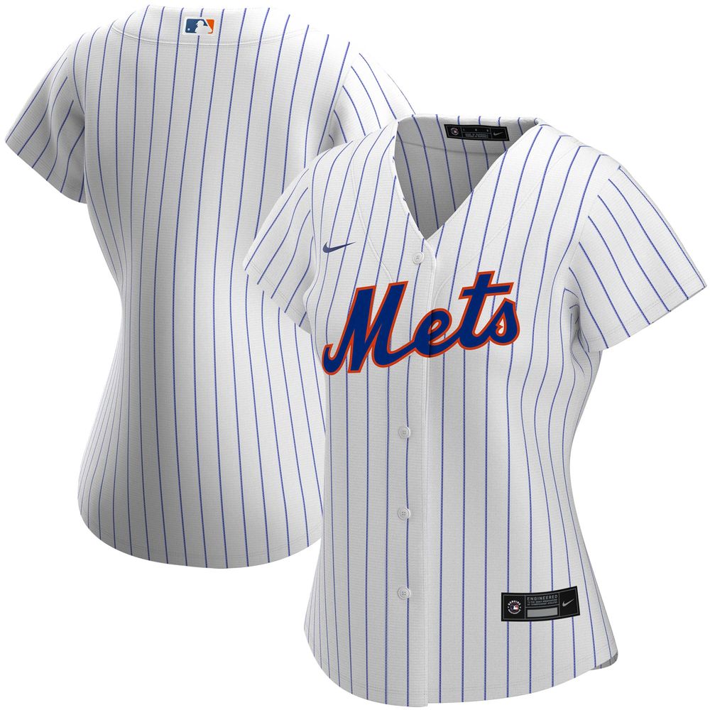 Women's Nike White New York Mets Home Replica Team - Jersey