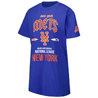 Robe t-shirt surdimensionnée Pro Standard Royal New York Mets City Tour pour femmes