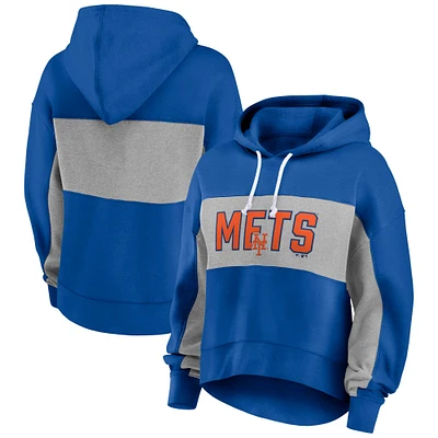 Women's Profile Royal New York Mets Plus Pullover Hoodie