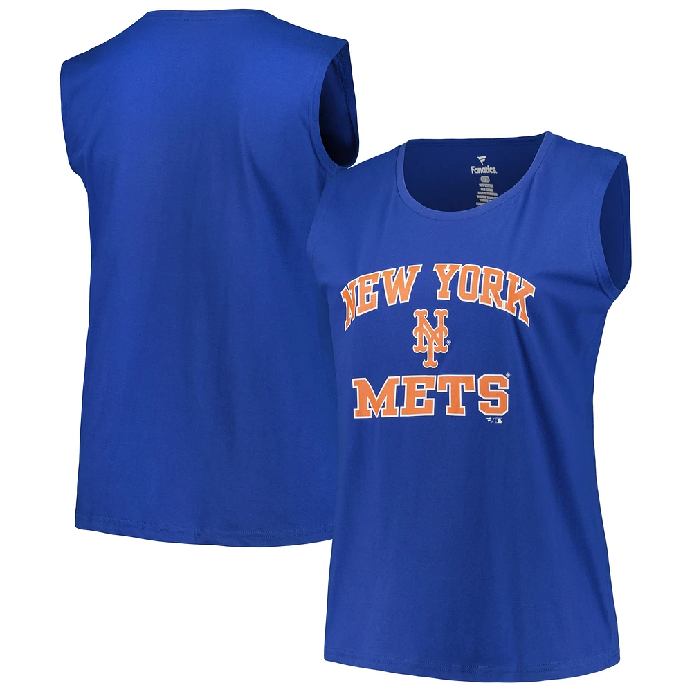 Débardeur Profile Royal New York Mets Taille Plus pour femme