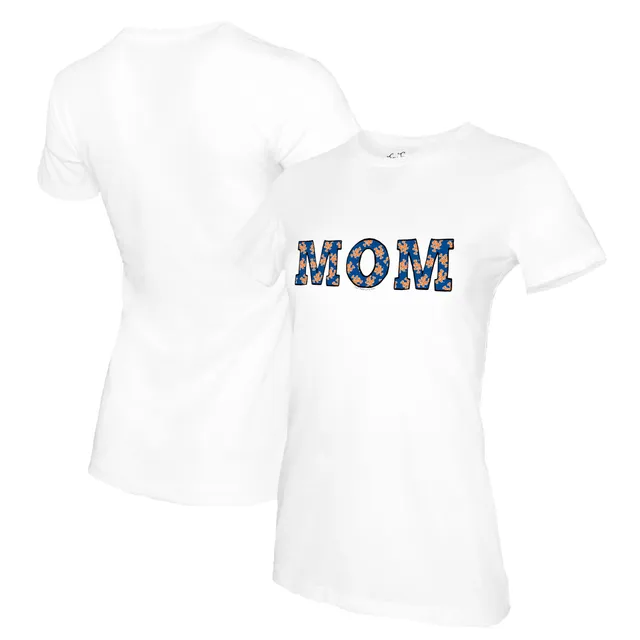 Lids New York Mets Tiny Turnip Infant I Love Mom Raglan 3/4 Sleeve T-Shirt  - White/Royal