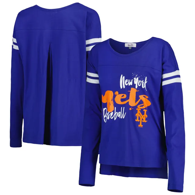 Women's New York Mets Touch Royal Triple Play V-Neck T-Shirt