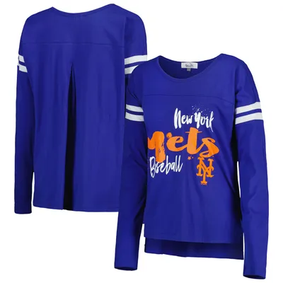 New York Mets Touch Women's Free Agent Long Sleeve T-Shirt - Royal