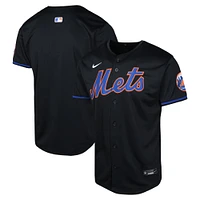 Maillot Nike New York Mets Alternate Limited pour jeunes, noir