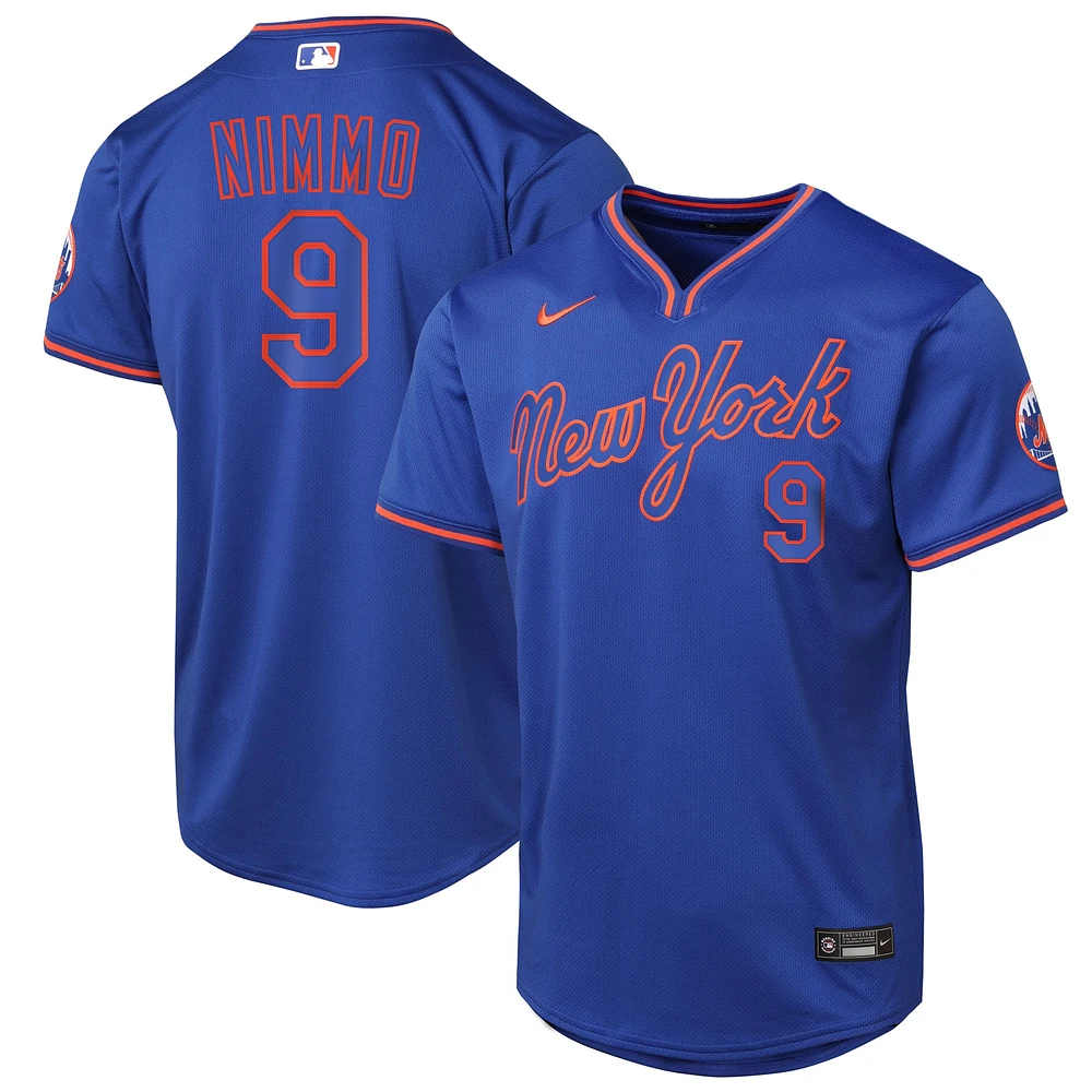 Youth Nike Brandon Nimmo Royal New York Mets Alternate Limited Player Jersey