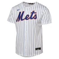 Youth Nike Brandon Nimmo White New York Mets Home Replica Player Jersey